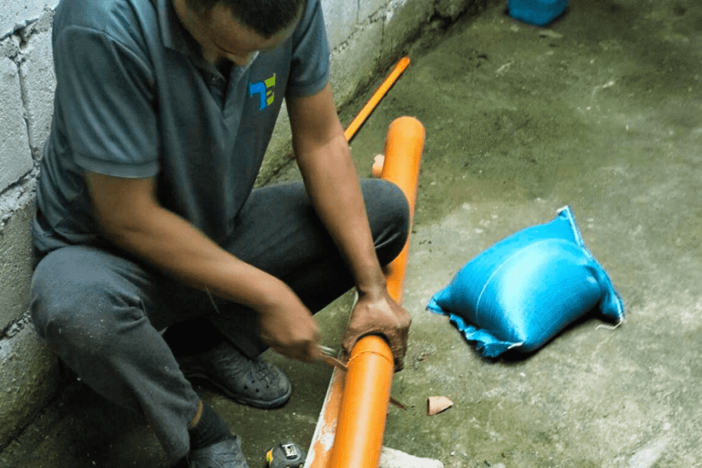 Experienced tubero experts from Bulacan on a residential pipe repair.