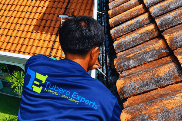 Aged tiles and clogged valleys let water creep where it shouldn’t. We inspect the roofline and clear it so rain drains away cleanly.